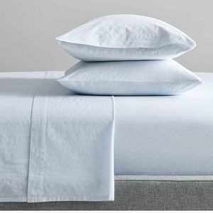 West elm blue Kyoto stripe sheet set. King